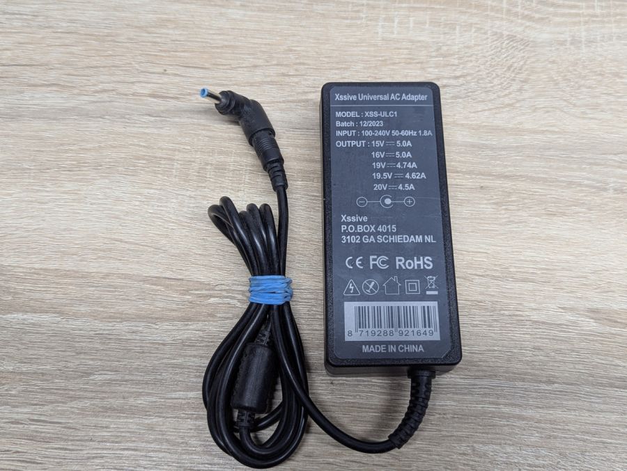 Б/В Блок живлення Xssive XSS-ULC1, 90 Вт,19.5V,4.62A,4.5x3.0мм [ProductHub SKU Xssive4.5x3.0]