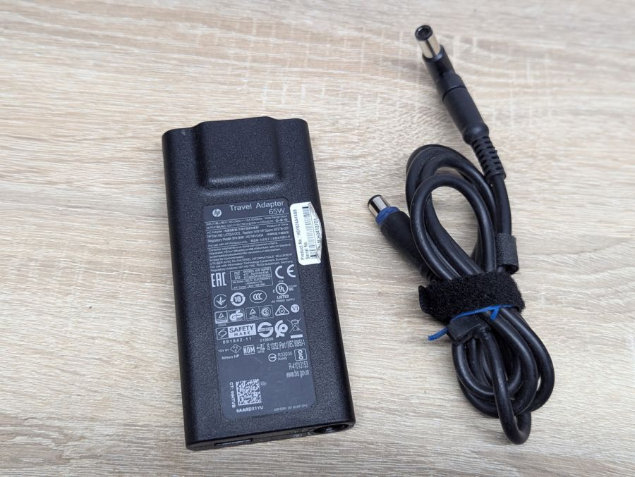 Б/В Дорожній блок живлення HP ADP-65RU DD,65W,19.5V,3.33A, 7.4 x 5.0 мм