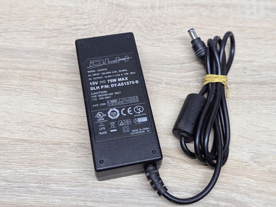 Б/В Блок живлення DLH EA10722,75W,15V – 24V,4.3 A,6.3 x 3.0 мм [ProductHub SKU DY-AS1575]