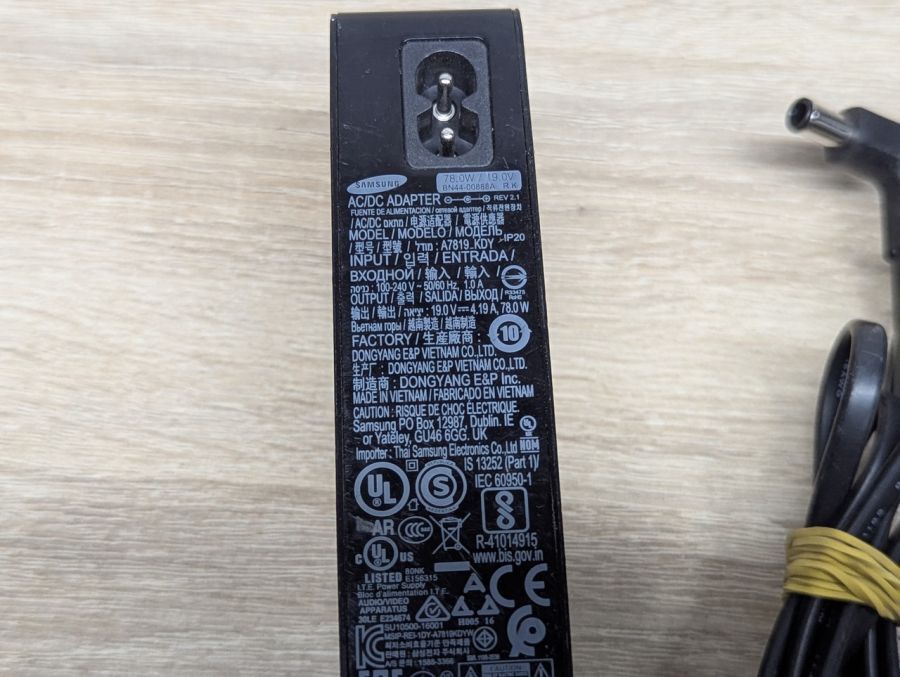 Б/В Блок живлення Samsung A7819_KDY,78W,19V, 4.19 A,6.5 x 4.4 мм
