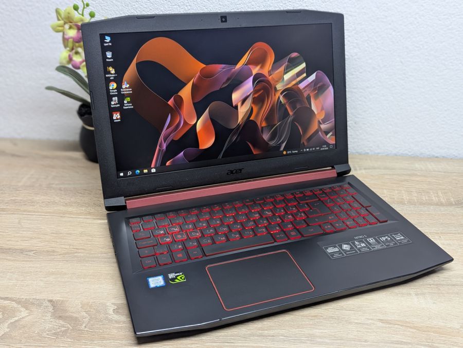 Ноутбук Б/В Acer Nitro AN515-51, Intel Core i5-7300HQ, DDR4 16 GB, SSD 256GB, NVIDIA GeForce GTX 1050 2Gb, 15.6" Full HD