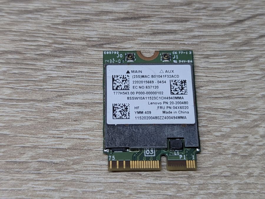 Б/В Wi-Fi модуль Broadcom BCM94352Z