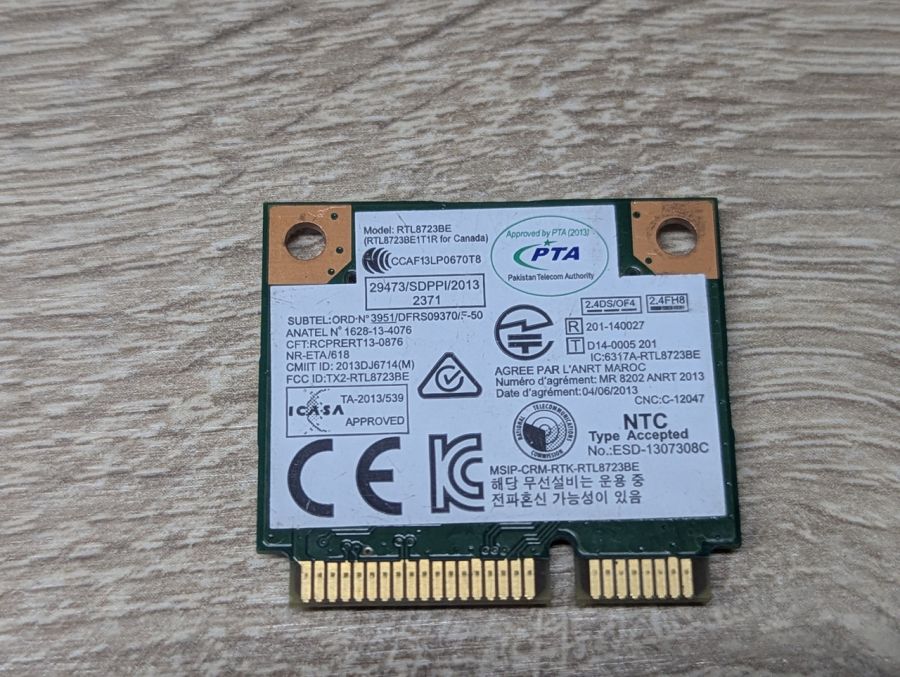 Б/В Модуль Wi-Fi + Bluetooth Realtek RTL8723BE [ProductHub SKU RTL8723BE]