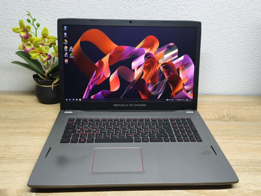 Ноутбук Б/В ASUS Strix ROG GL702V, Intel Core i7-7700HQ, DDR4 16 GB, SSD 256GB + HDD 1TB, NVIDIA GeForce GTX 1070 4Gb, Full HD