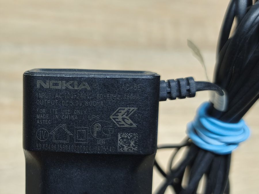 Б/В Блок живлення Nokia AC-5E,5V,800mA,2.0 х 0.6 мм