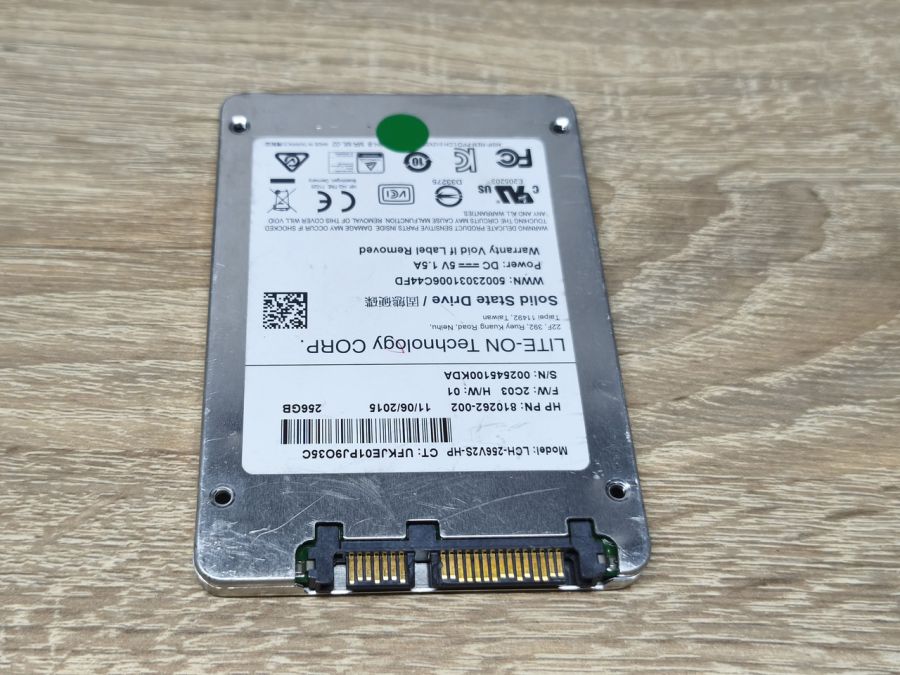 Б/В SSD Lite-On Technology LCH-256V2S 256Gb 2.5" Життя 98%