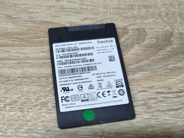 Б/В SSD SanDisk X300 256Gb 2.5" Життя 100%