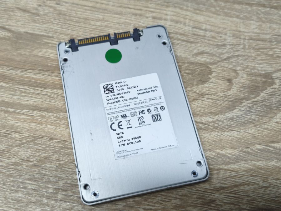 Б/В SSD Lite-On LCS-256M6S 256Gb 2.5" Життя 100% [ProductHub SKU 256M6S]