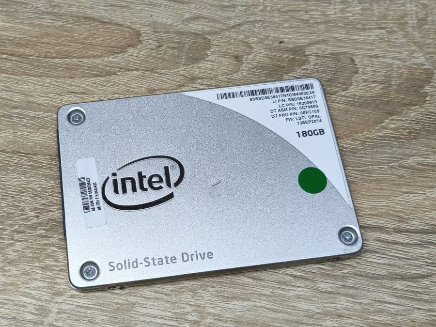 Б/В SSD Intel Pro 1500 Series 180Gb 2.5" Життя 100% [ProductHub SKU Intel1500(6)]