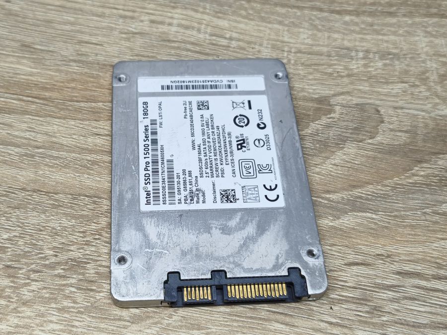 Б/В SSD Intel Pro 1500 Series 180Gb 2.5" Життя 98%