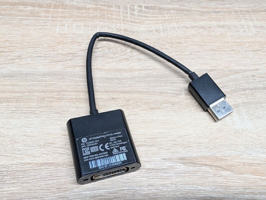 Б/В Адаптер-перехідник HP DisplayPort to DVI