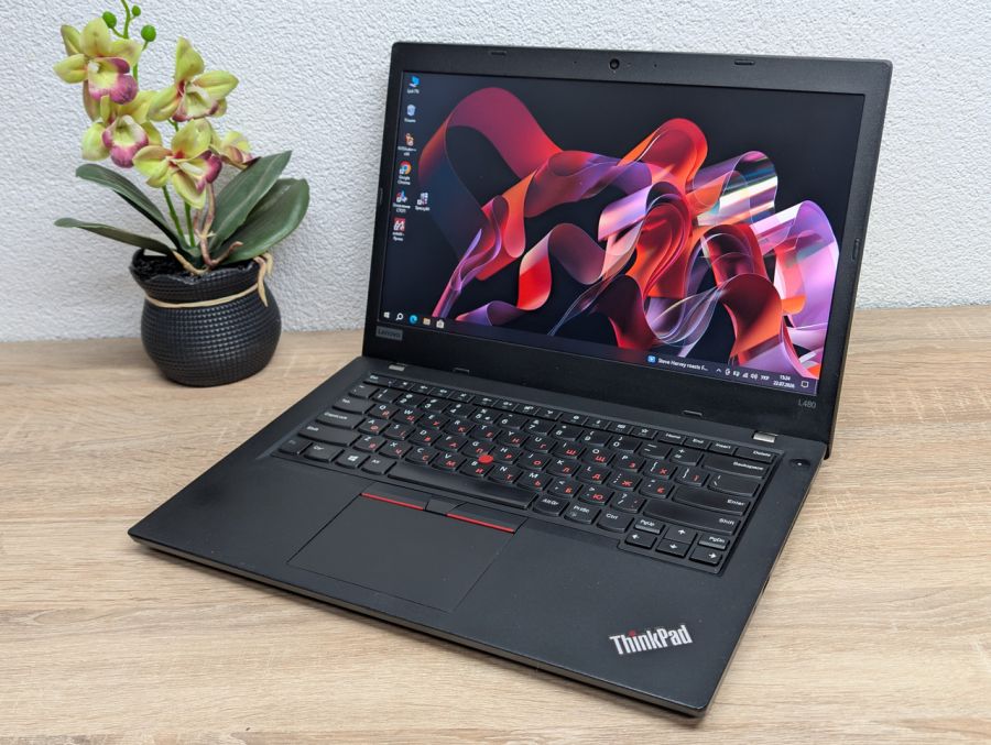 Ноутбук Б/В Lenovo ThinkPad L480:14, Intel Core i5-8250U, 8 GB DDR4, Intel UHD Graphics, SSD 128Gb