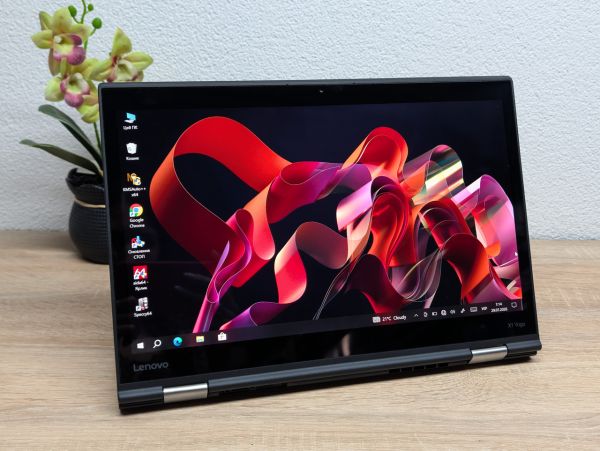 Ноутбук Б/В Lenovo X1 Yoga;14 Full HD сенсорний, Intel Core i5-7200U, 8 ГБ DDR3,Intel HD Graphics, SSD 128Гб