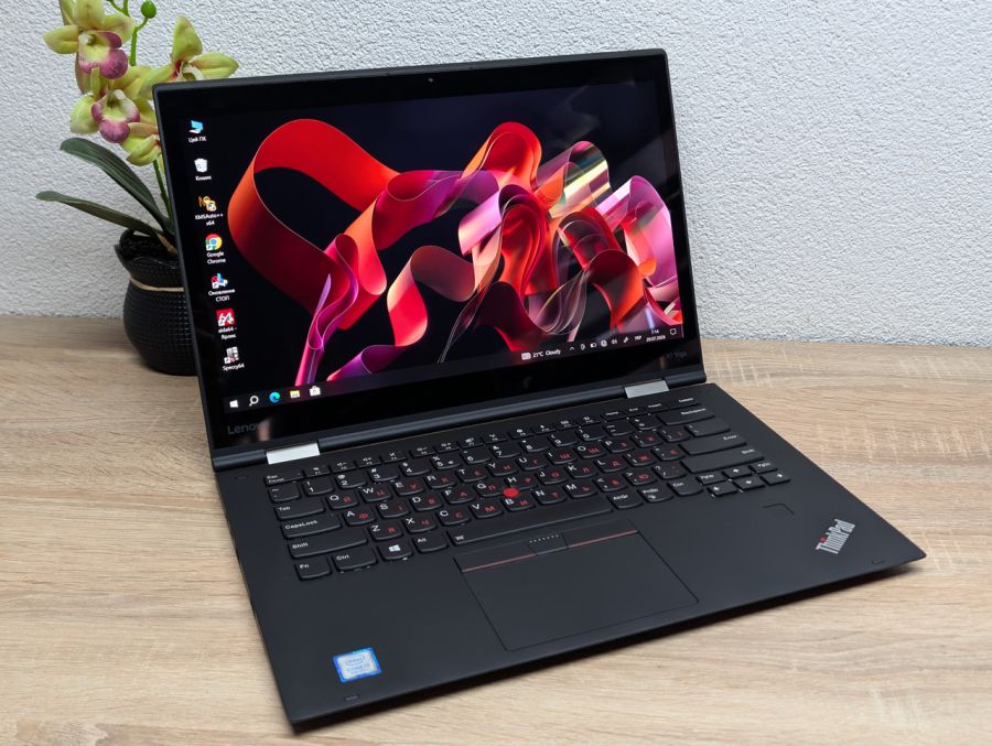 Ноутбук Б/В Lenovo X1 Yoga;14 Full HD сенсорний, Intel Core i5-7200U, 8 ГБ DDR3,Intel HD Graphics, SSD 128Гб