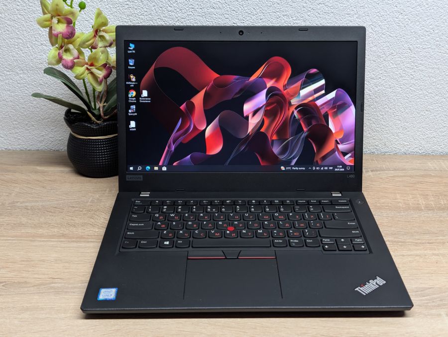 Ноутбук Б/В Lenovo ThinkPad L480, Intel Core i5-8250U, DDR4 8 GB, SSD 128GB, 14" UHD