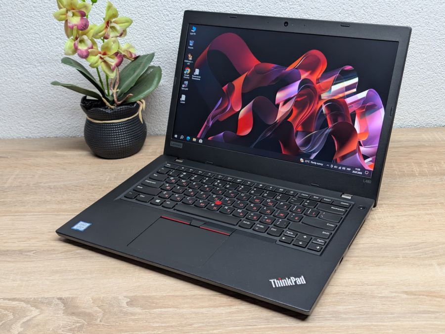 Ноутбук Б/В Lenovo ThinkPad L480, Intel Core i5-8250U, DDR4 8 GB, SSD 128GB, 14" UHD