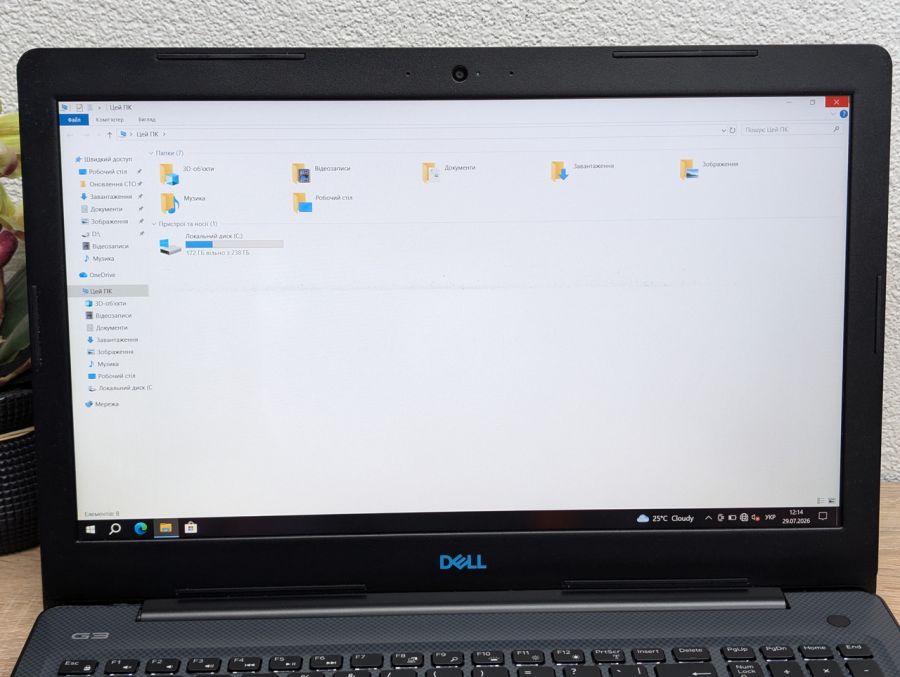 Ноутбук Б/В Dell G3 3579: 15 Full HD, Intel Core i5-8300H ,16 GB DDR4,GeForce GTX 1050 4 Gb SSD 256Gb