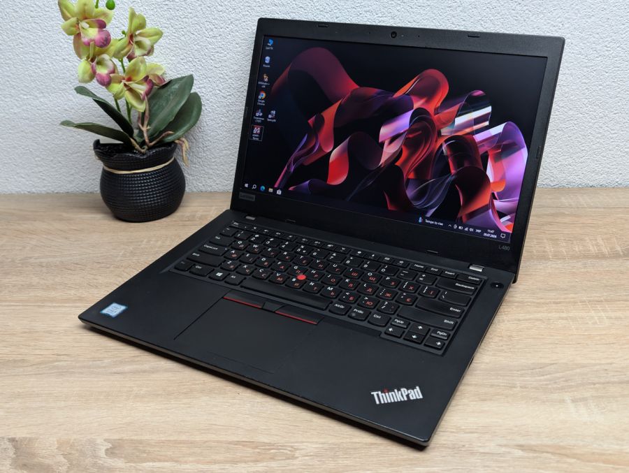 Ноутбук Б/В Lenovo ThinkPad L480:14, Intel Core i5-8250U, 8 GB DDR4, Intel UHD Graphics, SSD 128Gb