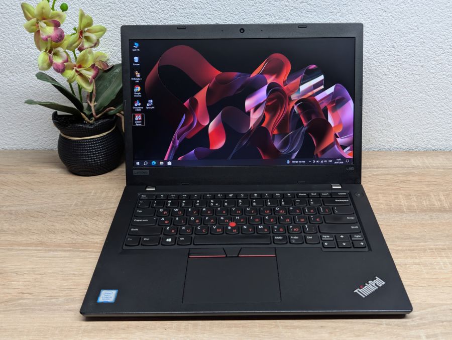 Ноутбук Б/В Lenovo ThinkPad L480:14, Intel Core i5-8250U, 8 GB DDR4, Intel UHD Graphics, SSD 128Gb